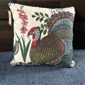 John Derian Turkey Pillow